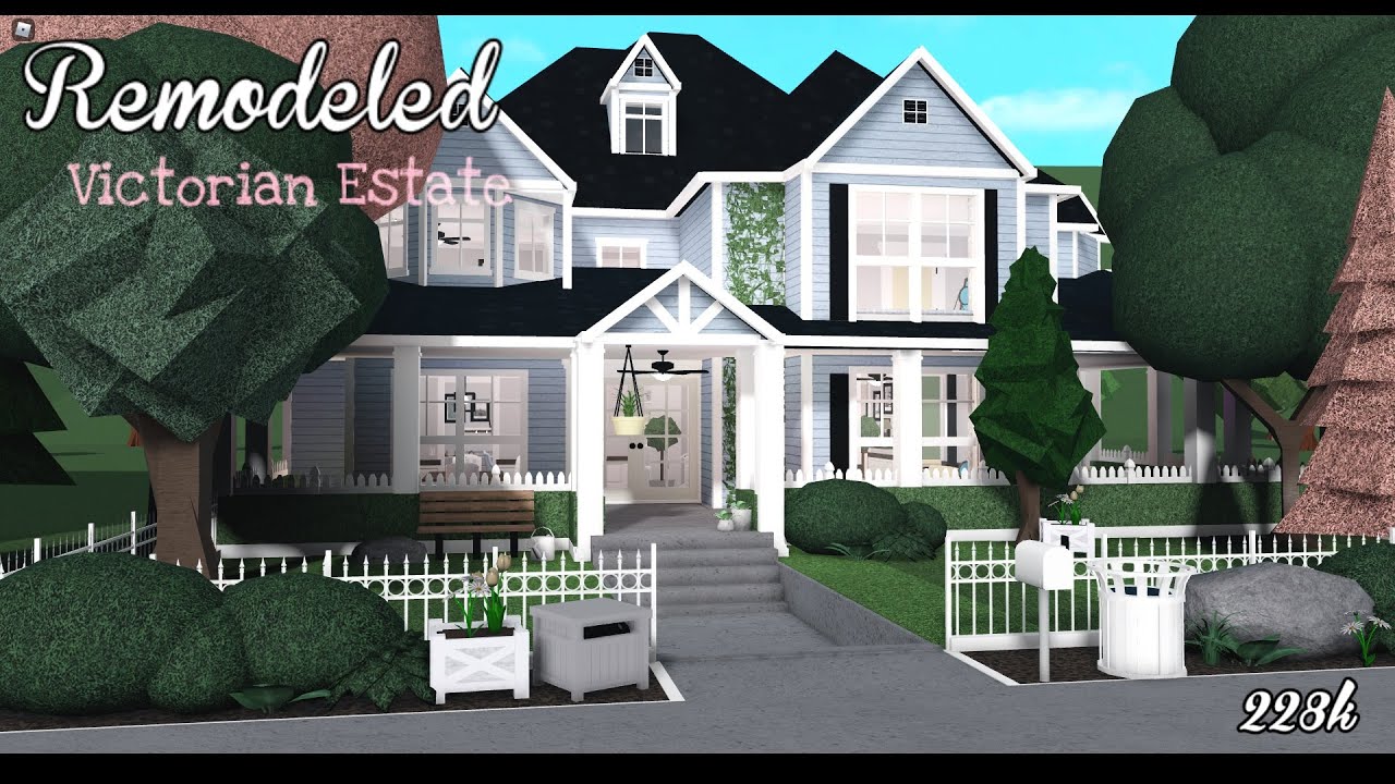 Roblox Bloxburg - ( Exterior ) Victorian Valentines Two-Story House  All  videos that you can watch on my channel are Originals I intended to create,  any video copied to my channel