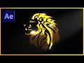 After Effects Tutorial: Create Gold Logo Reveal Animation | Motion Graphics 2023