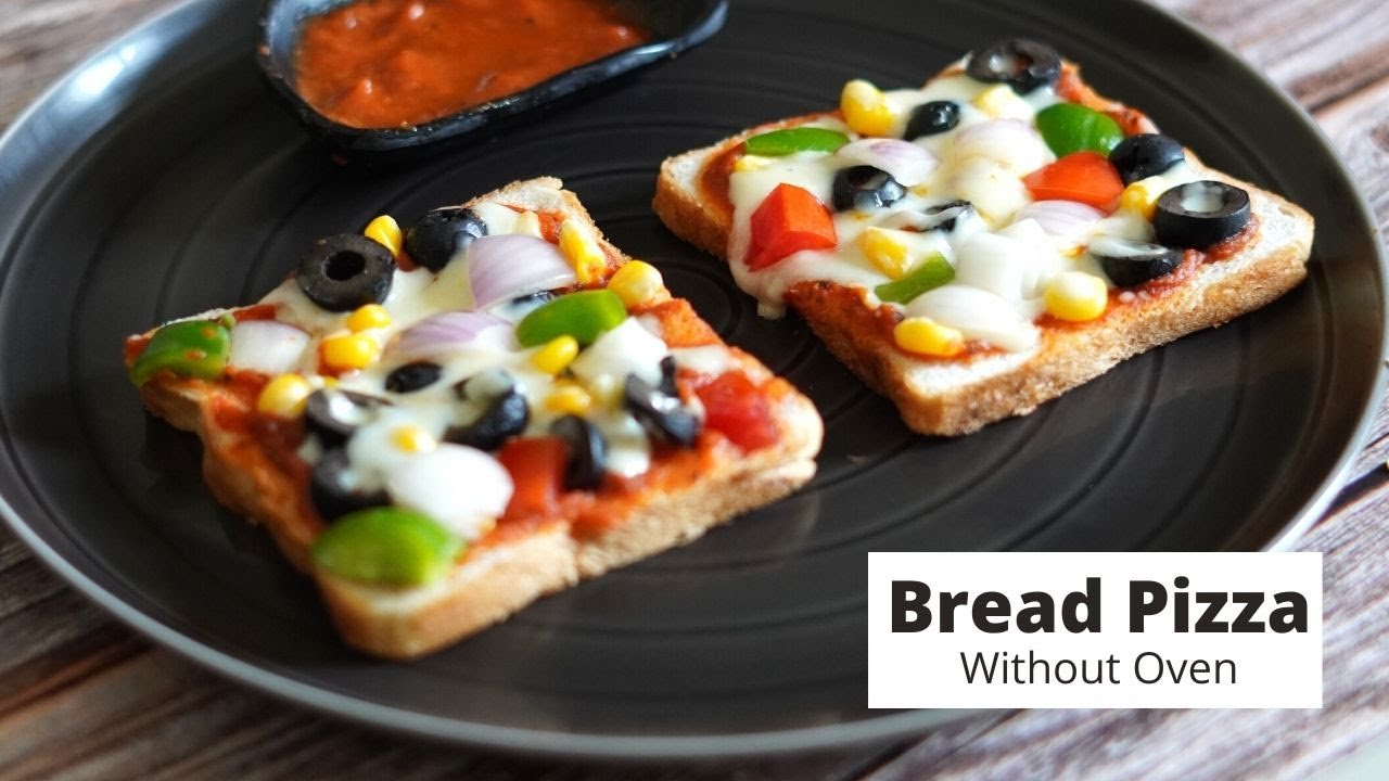 Bread Pizza Recipe | Bread Pizza On Tawa | No Oven Needed | By Hnbskitchen