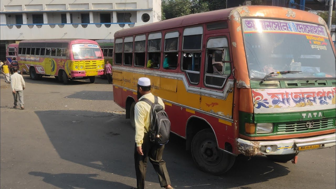 asansol-local-and-long-rout-bus-stand-for-west-bengal-rasteghat-youtube