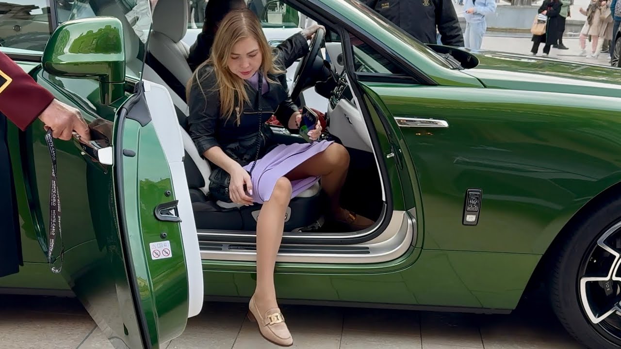 MONACO LADIES BEST SUPERCAR ARRIVALS & BILLIONAIRE LUXURY NIGHTLIFE