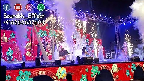 Bride Groom Entry | Niagara Falls | Sparkular | Bubble Machine | Fire & Co2 Jet | @sourabh effect