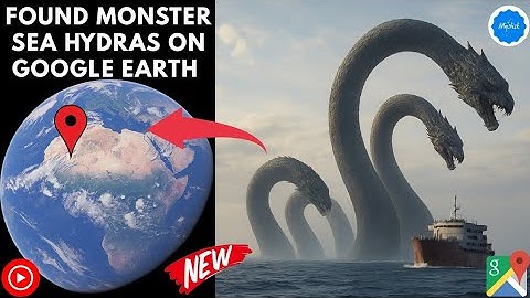 I Found Scary Sea Monster ! On Google Maps and Google Earth 🌎#mystisk #googleearth 