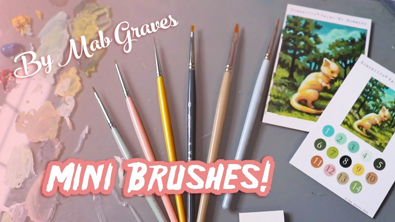 Mab Graves Miniature Brush + Panel Set | Trekell Art Supply