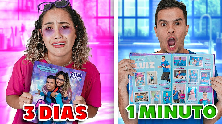 QUEM COMPLETAR O ÁLBUM DE FIGURINHAS RAFA E LUIZ MAIS RÁPIDO VENCE!