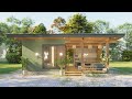 Tiny house design 4 x 8 meters 2 bedrooms  340 sqft  enjoy slow life at nature