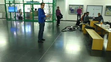 Microsoft Kinect v2 controlled Parrot AR.Drone 2.0 using Parroteer