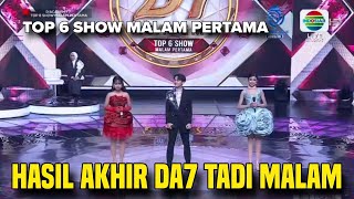 Download Lagu HASIL AKHIR TOP 6 SHOW MALAM PERTAMA DANGDUT ACADEMY 7 TADI MALAM MP3