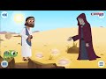 JESÚS EN EL DESIERTO 🏜️| Biblia para niños | Cuaresma | Tentaciones de Jesús | Apuesta por Dios