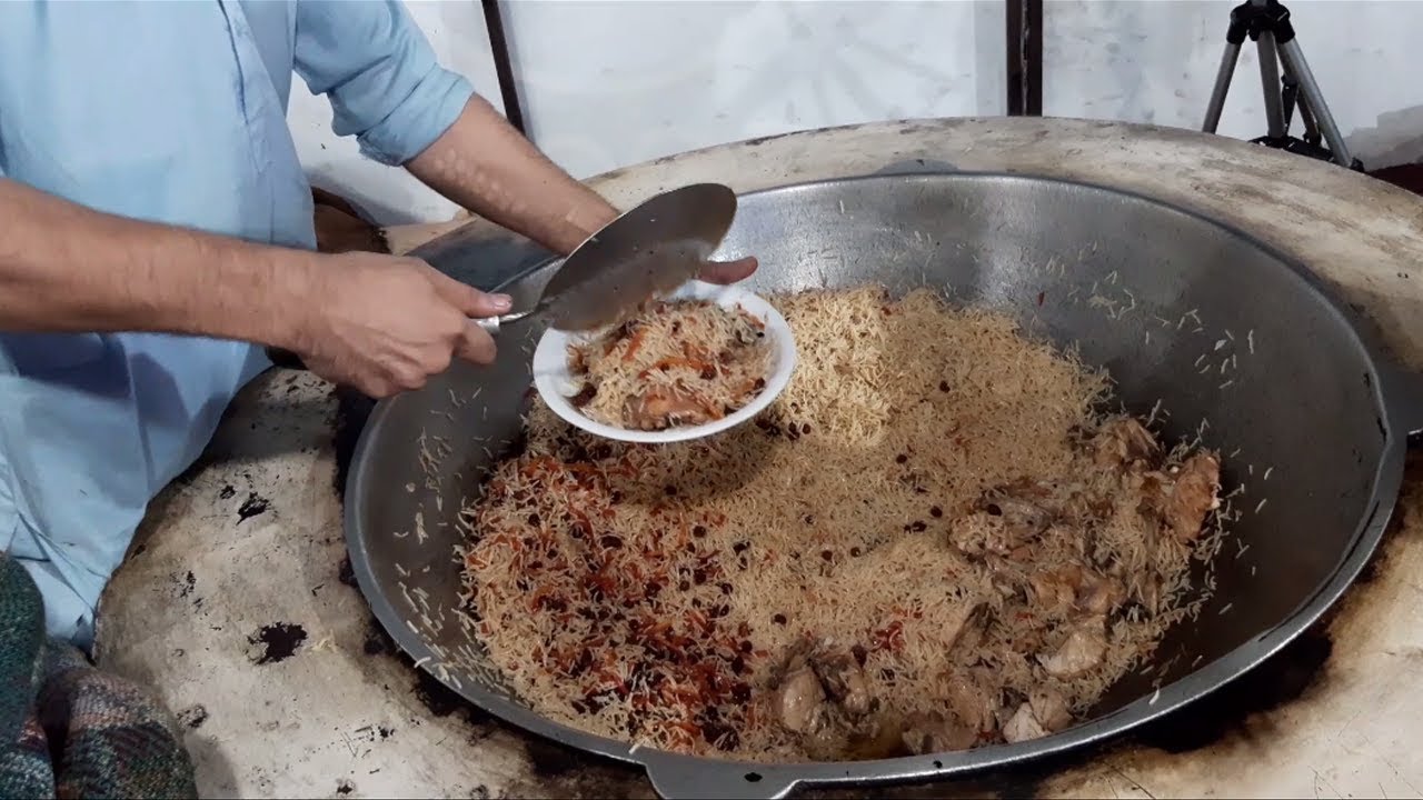 Kabuli Pulao Recipe | Khyber Shinwari Restaurant | Qabili Afghani Rice | Street Food Peshawari Pulao