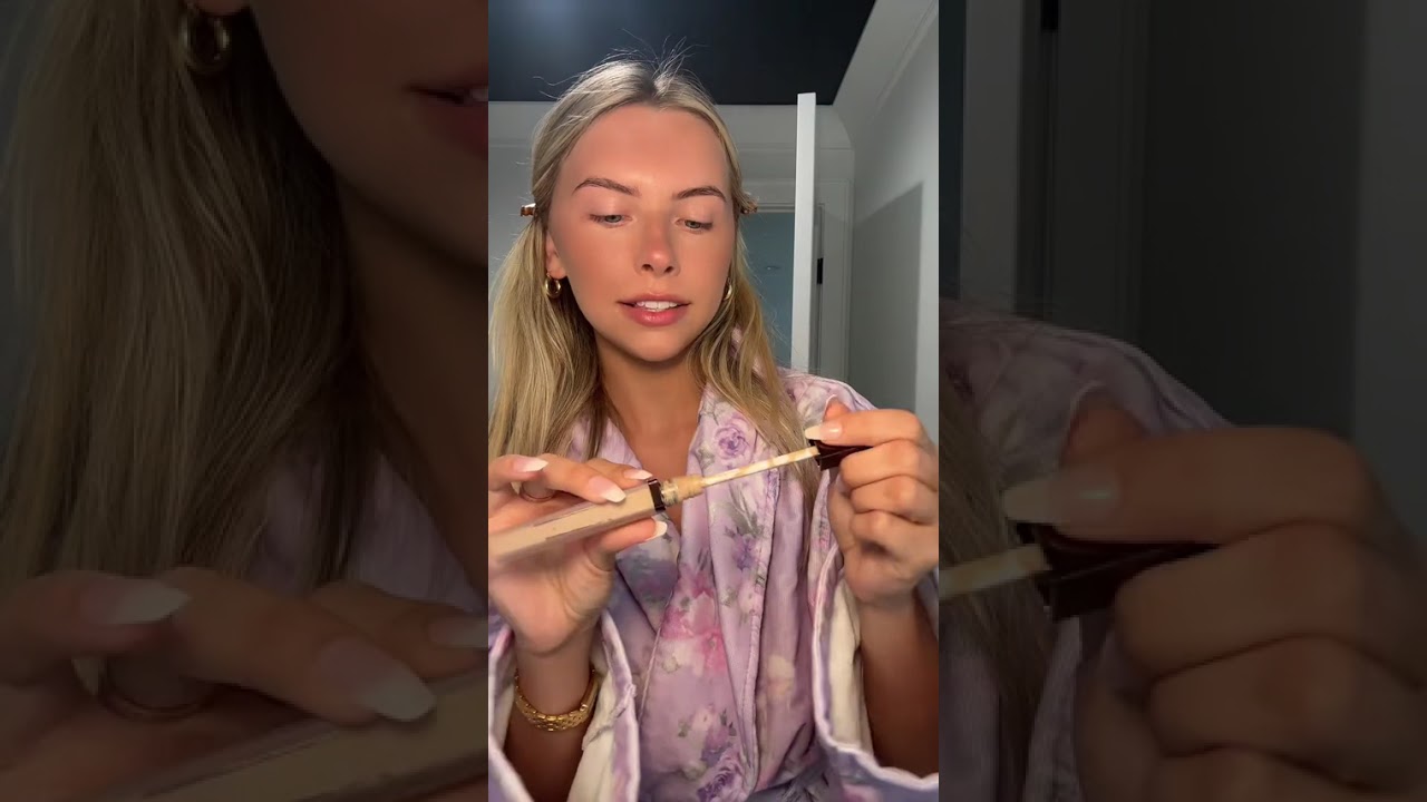 My updated going out makeup routine #Shorts #courtneyyantalek