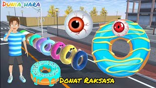 Raja Donat Raksasa Mata Satu Ubah Mio Atom Atam Jadi Donat 😰😨 | Yuta Panik | Sakura School Simulator screenshot 4