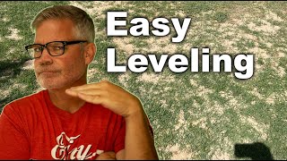 Lawn Leveling The Easy Way  Low Spot Repair