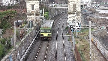 IE 8300 Class Dart Train number 8308 - Blackrock, Dublin
