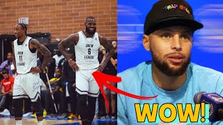 NBA TWITTER REACTS TO LEBRON JAMES PLAYING INCREDIBLE PERFORMANCE IN DREW LEAGUE  | AGELESS KING