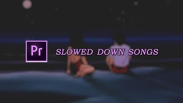 How to Slow Down and Reverb Songs (Tutorial) in premiere pro cc *super easy*