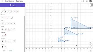 Celebrity Dilations on the Coordinate Plane using GeoGebra Profile