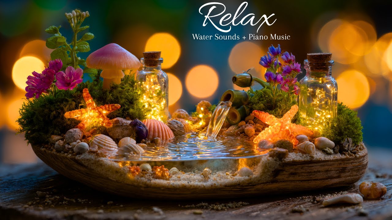 🧘‍♂️ Zen Meditation Music: Soft Piano & Water | Focus, Balance, Yoga & Deep Calm