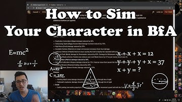 How to Sim Your Character in Battle for Azeroth
