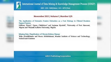 International Journal of Data Mining & Knowledge Management Process ( IJDKP )