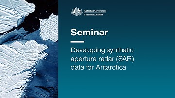 Developing synthetic aperture radar (SAR) data for Antarctica