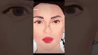 رسم ديجيتال.. ميريام فارس