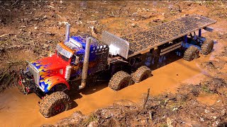 Muddy Optimus Gets A 4X4X4 Bush Trailer All -Terrain 10Ws 10X8 Rc Adventures