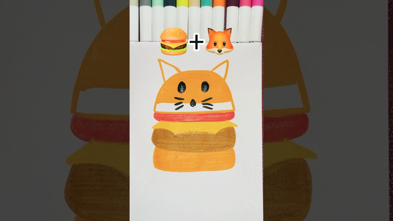 Satisfying art🍔🦊 
