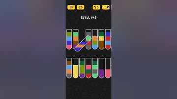Water Sort Puzzle Level 743 Walkthrough Solution Android/iOS 💦