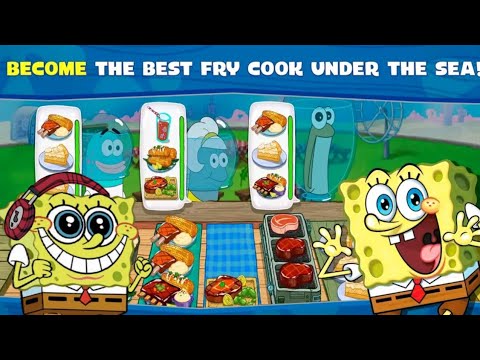  Permainan  masak memasak  Spongebob  Spongebob  Krusty cook 