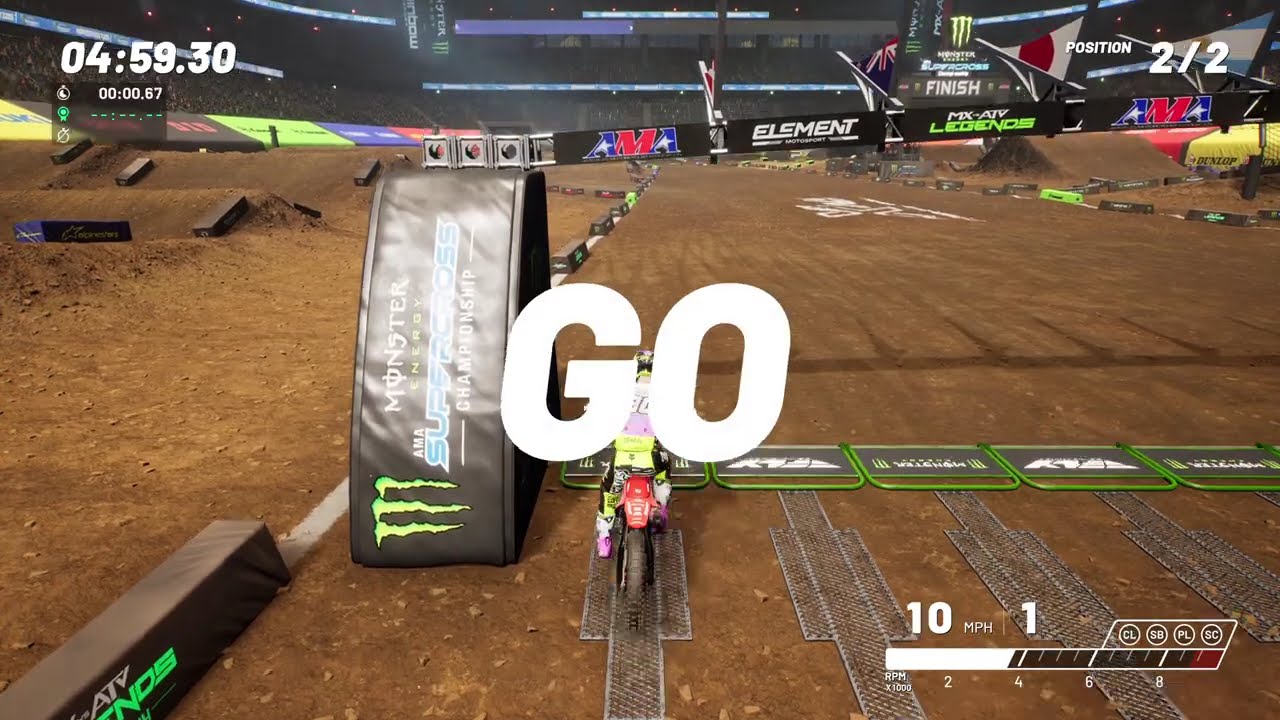 Shimoda vs Davies 1v1- MX vs ATV Legends