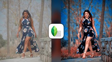 Snapseed Moody Blue Photo Editing | Snapseed Photo Editing | Snapseed Background Colour Change