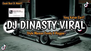 DJ DINASTY X MELODI HURUNG BBHC STYLE MAMAN X REGGAE VIRAL TIKTOK