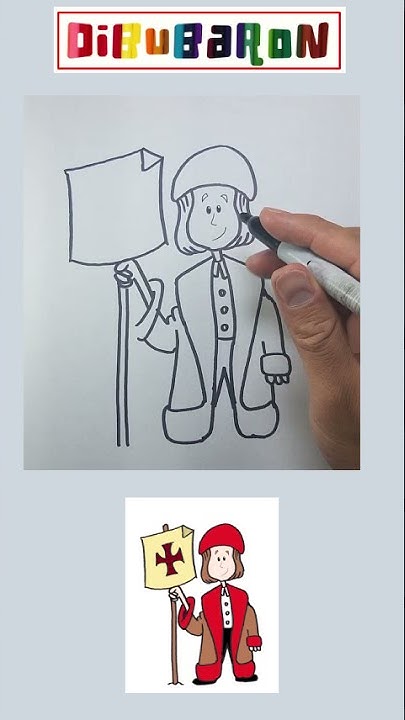 DRAWING CRISTOBAL COLON - Speed drawing - YouTube