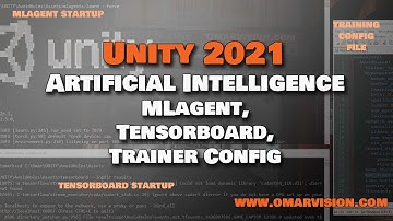 mlagent start, tensorboard start, trainer config file