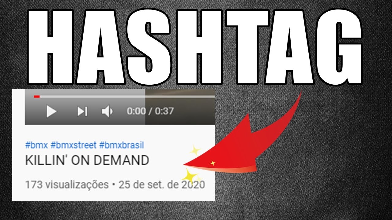 COMO COLOCAR HASHTAG EM CIMA DO TITULO DO VIDEO YouTube