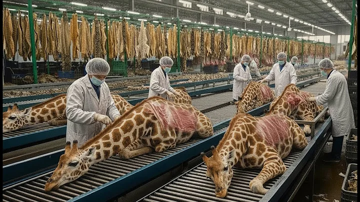 Inside the Giraffe Leather Factory : How Giraffe Hide Is Transformed Into a $10,000 Jacket