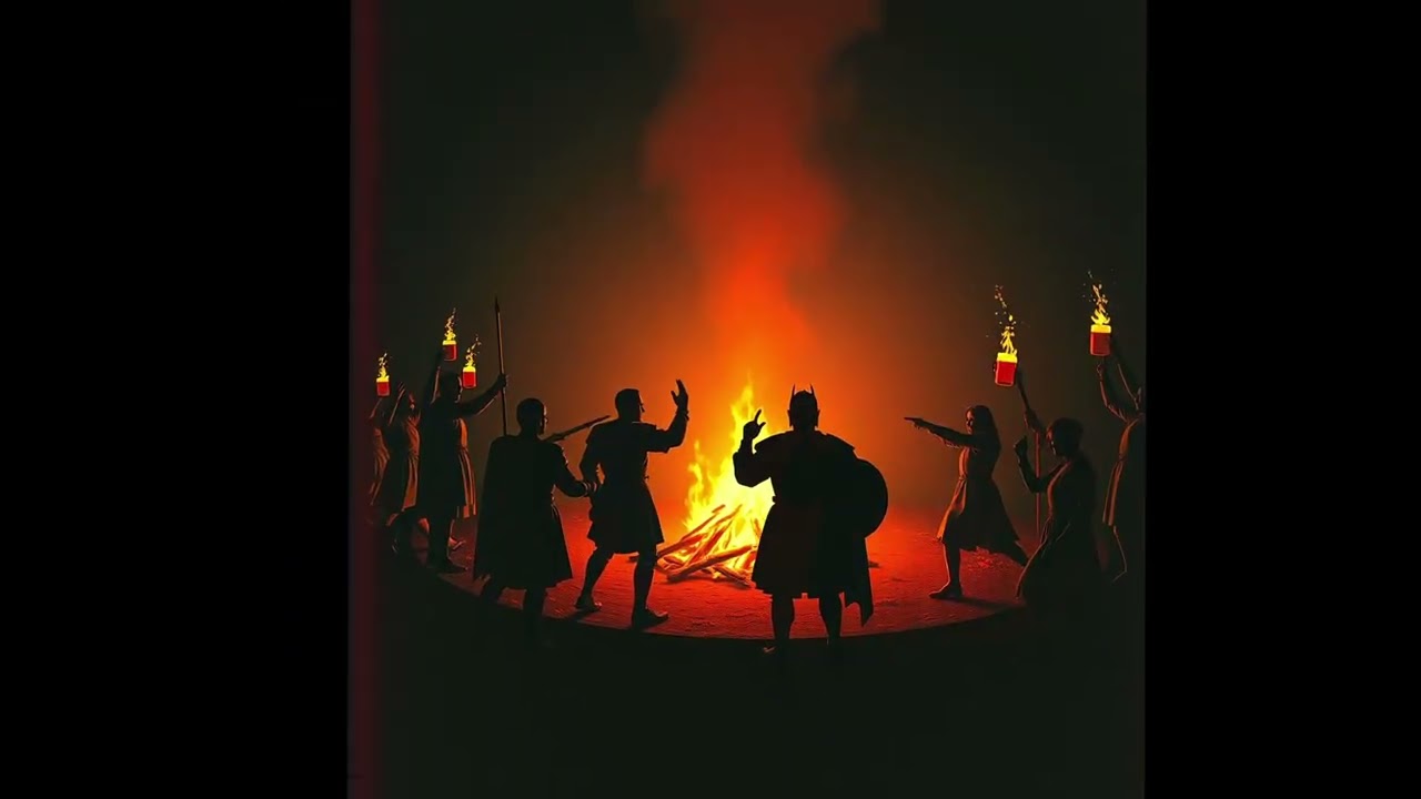 Tanzet auf ihren Gräbern