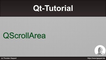 Qt Tutorial 034: QScrollArea
