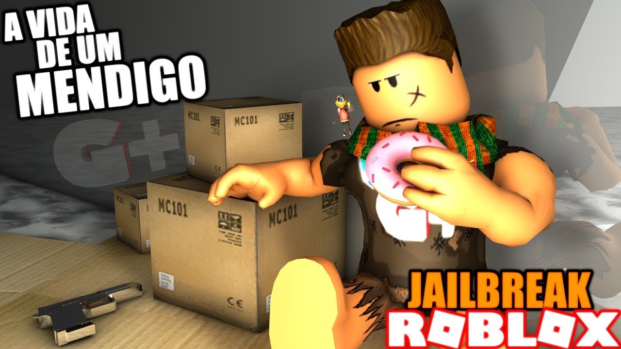 😂 A VIDA DE UM MENDIGO NO JAILBREAK! ( Machinima ) 🎥