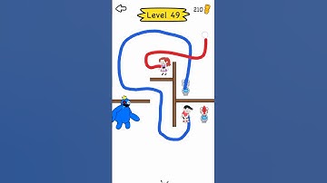 Draw to Pee  - level 49 - Gameplay Walkthrough Video #short #shorts #game #games