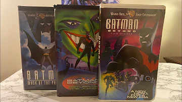 THANK YOU FOR 100 SUBSCRIBERS! NEW BATMAN ANIMATED VHS COLLECTION/DISCUSSION!