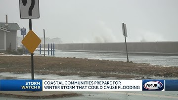 Coastal communities prepare for winter storm that could cause flooding