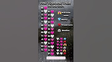 Yours and their initial sign ❤️❤️❤️❤️❤️❤️❤️❤️#Initials #claimyoursign #initialvideos #claim