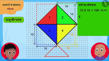 आकारों के क्षेत्रफल: भाग-1 | Part 1/3 | Area of shapes: Part 1 | Hindi | Class 5