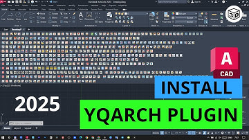 How to Install YQARCH Plugin in AutoCAD | 2025!