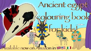 Timelapse of the 20 illustrations from my new ancient Egypt coloring book for kids🧒👧🐫