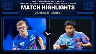 Alexis Lebrun vs Zhou Qihao | MS SF | #WTTAstana 2026 screenshot 5
