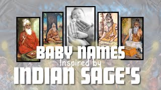 Baby Names Inspired by great Sages-Rishi's of Bharat - 70 Hindu and Vedic baby names - jothishi.com