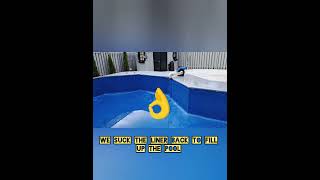 Pool cleaning from painting by Swimshine pools